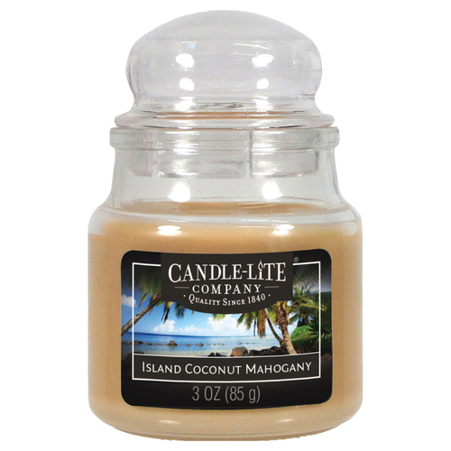 Candle Lite 4345127 Candle Lite Beige Island Coconut Mahogany Scent 3