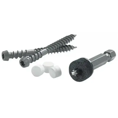 Deck Screws and Plugs Kit Azek 2-3/4" L Torx TTAP Trim Head Smooth