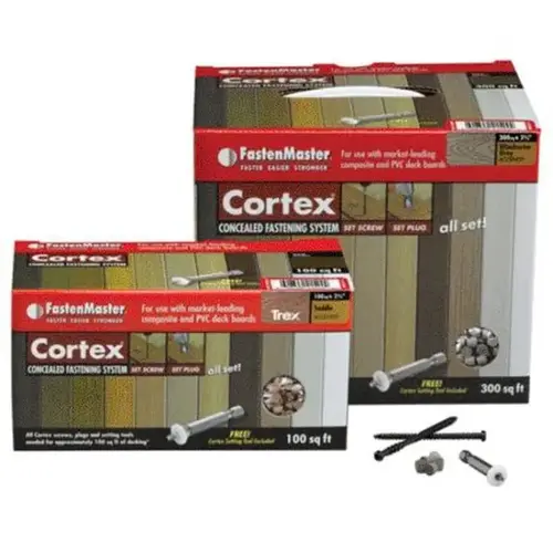 Hidden Deck Fastener Cortex 2.5" L Torx TTAP Slate Gray
