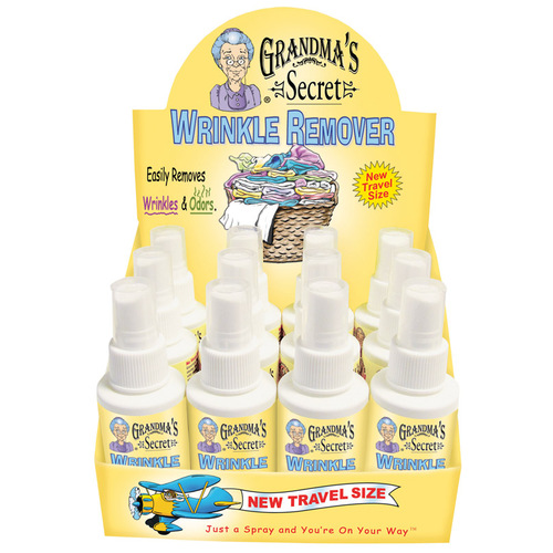 Wrinkle Releaser Grandma's Secret Fresh Scent Liquid 3 oz - pack of 12
