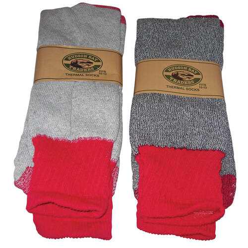 Diamond Visions 05-0178 Thermal Sock Hudson Bay Traders Goods Cotton Assorted