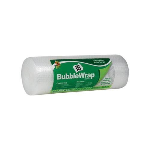 DUCK 286688 Bubble Wrap 24" W X 35 ft. L Clear