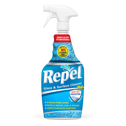 Repel 71007 Glass and Surface Cleaner Original Scent 25 oz Spray