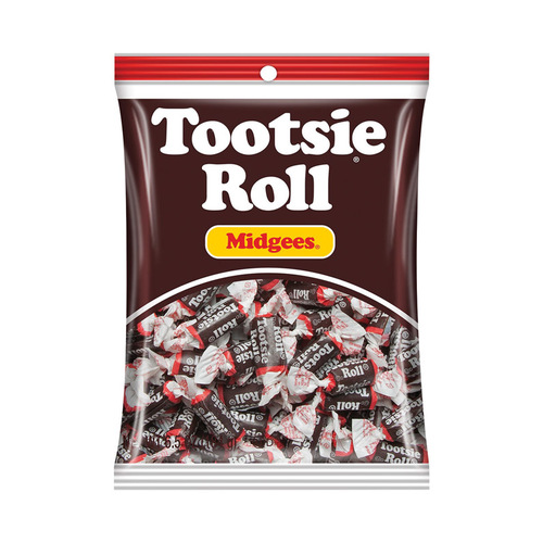 Tootsie Roll 605 Candy Midgees Chocolate 6.5 oz