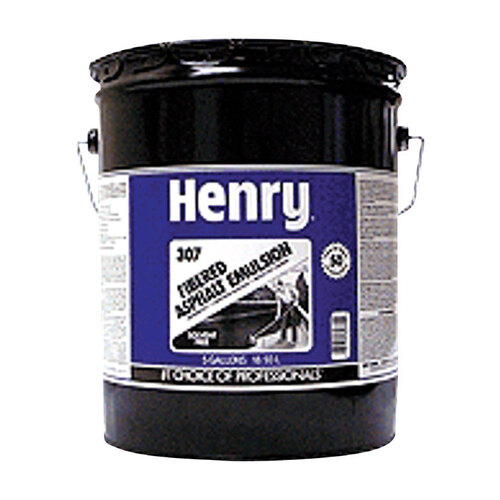 HENRY HE307074 Fibered Asphalt Emulsion Black Asphalt 5 gal Black