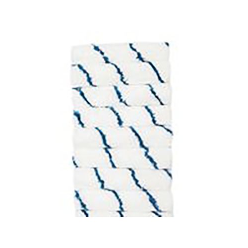 Paint Roller Cover Microfiber 6" W X 1/2" Mini Blue/White