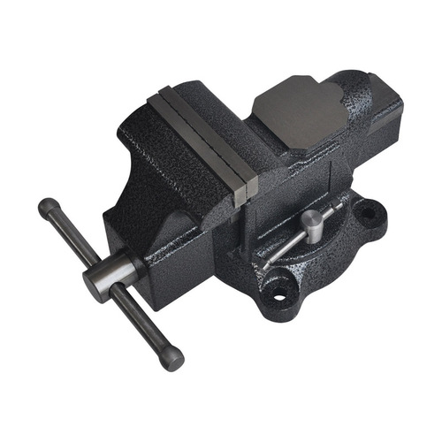 Bench Vise 4" Forged Steel Swivel Base Black