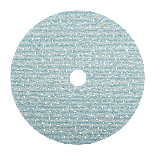 Sanding Disc, 5 in Dia, 11/16 in Arbor, Coated, P220 Grit, Very Fine, Alumina Ceramic Abrasive - pack of 50