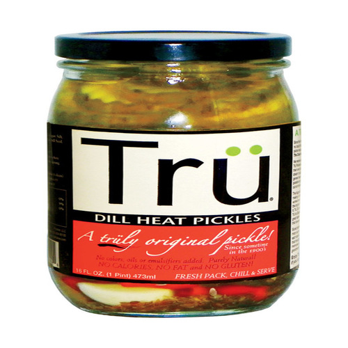 Tru Pickles 3070 Pickles Tru Dill Heat 16 oz Jar