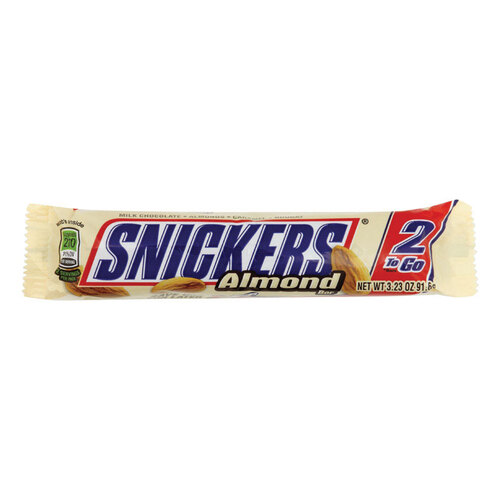 Snickers 221584-XCP24 Candy Bar Almond 3.23 oz - pack of 24