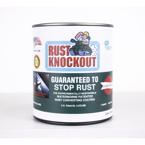 Rust Prevention Paint No Indoor and Outdoor Matte Red Water-Based 1 qt Red