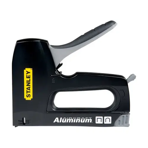 Stanley CT10X Cable Tacker, 200 Magazine, 5/16 in W Crown, 3/8 to 9/16 in L Leg, Black