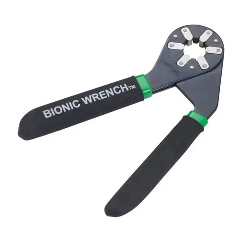 LoggerHead Tools BW6-01R-01 Adjustable Wrench Bionic Wrench 1/4 - 9/16" Metric and SAE 6" L Black
