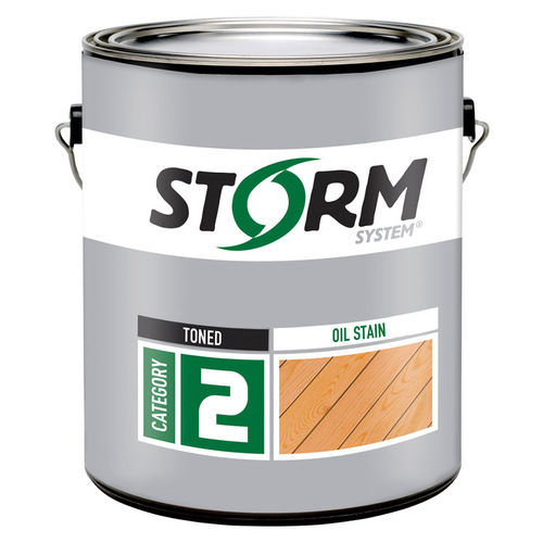 Exterior Stain Transparent Dark Oak Oil-Based Alkyd 1 gal Dark Oak