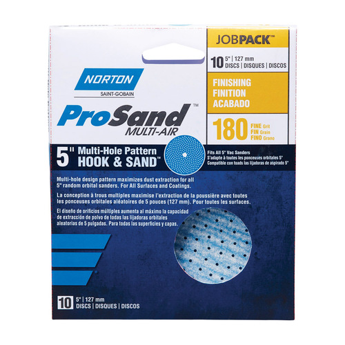 Sanding Disc ProSand 5" Ceramic Alumina Hook and Loop 180 Grit Fine