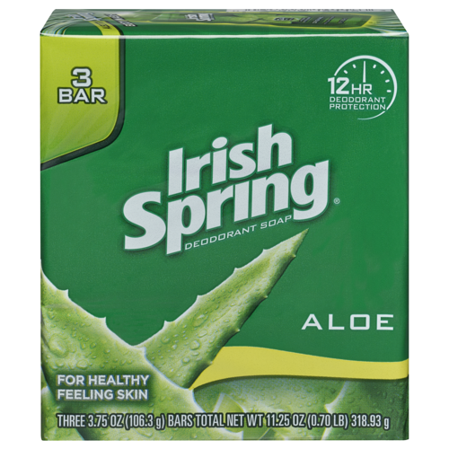 IRISH SPRING 114178 BAR SOAP ALOE 3 BAR