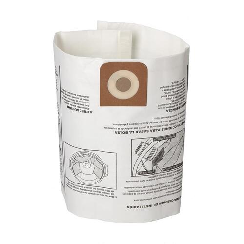 CRAFTSMAN CMXZVBE38750 Wet/Dry Vac Bag 2" L X 12" W 1620 gal Brown