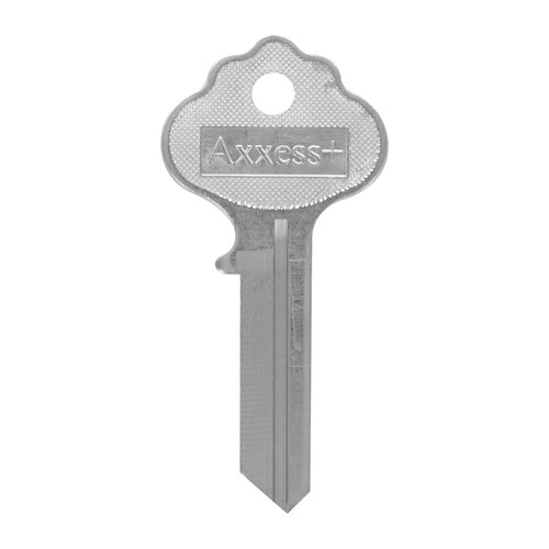 Key Blank Traditional Key House/Office 73"3, IN28, IN73 Single For Independent Locks Silver