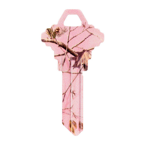 Universal Key Blank RealTree Pink House/Office Single Pink