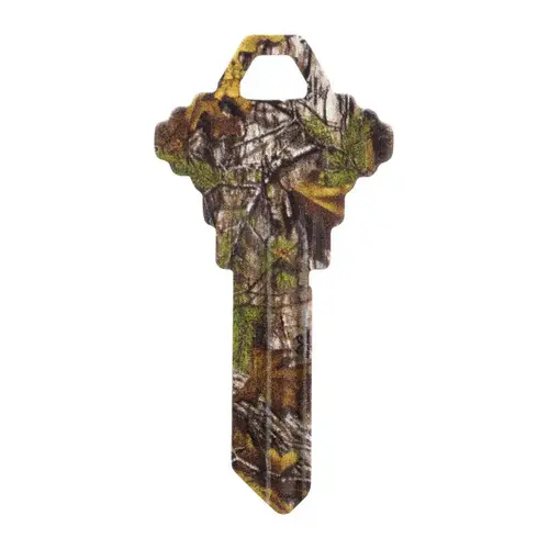 Universal Key Blank RealTree Green House/Office Single Green - pack of 6