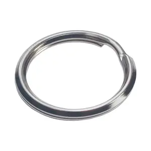 Hillman 1-1/4 in. D Tempered Steel Silver Split Rings/Cable Rings Key Ring Hillman 1-1/4 in. D Tempered Steel Silver Split Rings/Cable Rings Key Ring