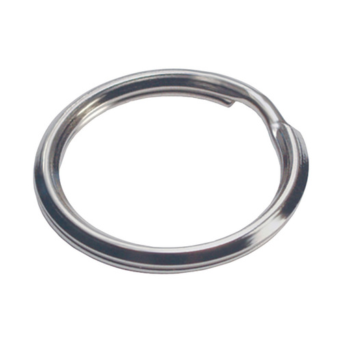Hillman 703518 Key Ring 1-1/4" D Tempered Steel Silver Split Rings/Cable Rings Silver