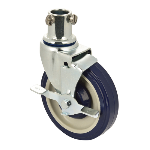 SWIVEL STEM CASTER & BUMPER 5 INCH