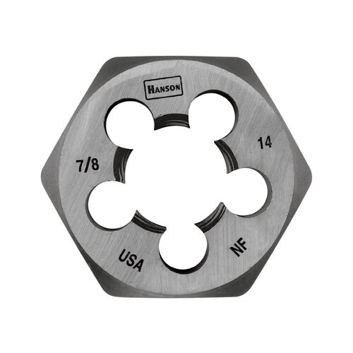 Hexagon Die Hanson High Carbon Steel SAE 7/8"-14NF