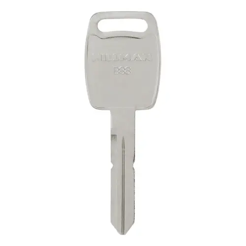 Key Blank Automotive B-88 Double For GM Silver