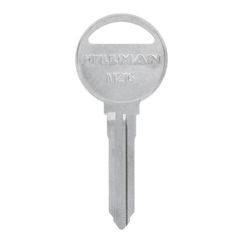 Key Blank Automotive MZ16/MZ15 Double For Mazda Silver