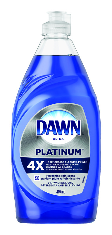 Dawn 97291 Dish Soap Ultra Platinum Refreshing Rain Scent Liquid 16.2 oz