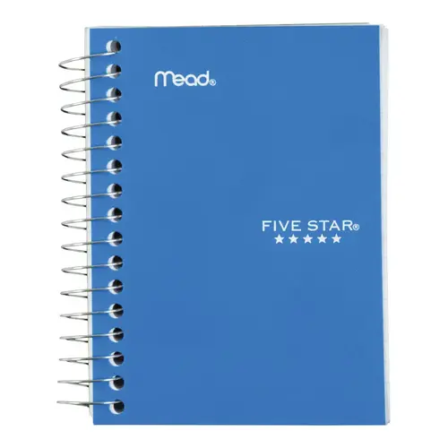 Mead 45388-XCP6 Notebook 3-1/2" W X 5-1/2" L College Ruled Spiral Assorted - pack of 6