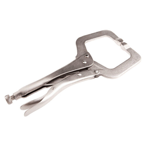 C-Clamp, 3-3/4 in Max Opening Size, 3 in D Throat, Metal Body