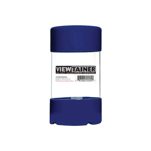Slit Top Container 3" W X 5" H Plastic Blue Blue
