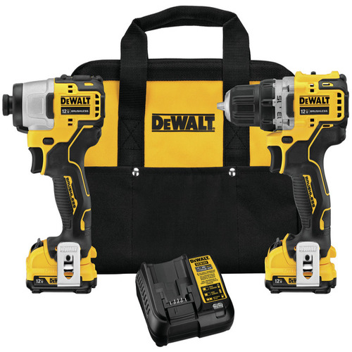 DEWALT DCK221F2 Compact Drill and Impact Driver Kit Xtreme 12V MAX 12 V ...