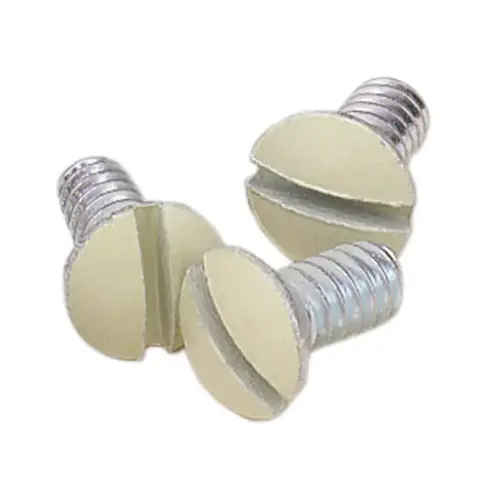 Leviton 86400-PRT Ivory 5/16 In. Steel Wall Plate Screws - pack of 20