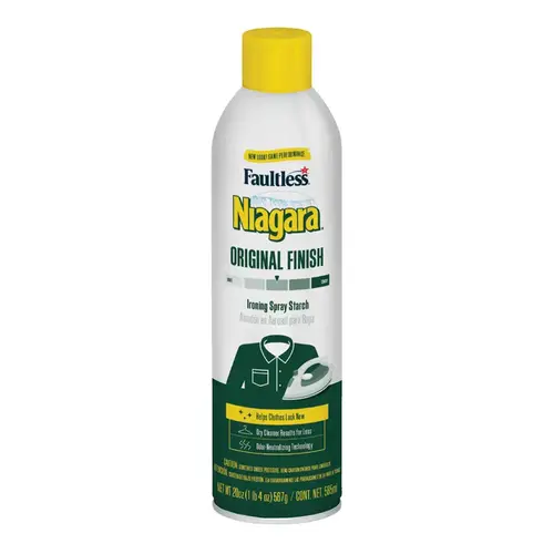 NIAGARA 8120 Spray Starch Faultless Original Scent Aerosol 20 oz