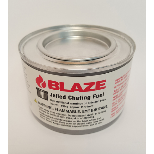 CHAFING FUEL ETHANOL TWO HOUR INDIVIDUALLY LABELED