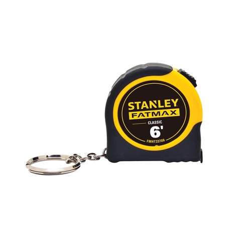 Stanley FMHT33706M Key Chain Tape Measure Fatmax 6 ft. L X 0.5" W Yellow