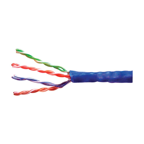 Vanco 3202991 Riser and Data Cable Wire 500 ft. L Category 5E Blue