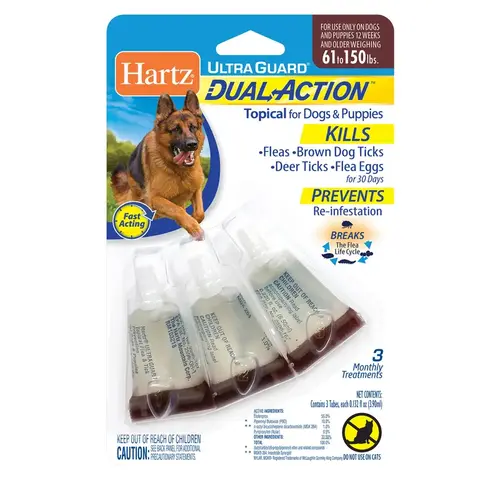 Hartz 8064760 Flea and Tick Drops Ultra Guard Liquid Dog 0.132 oz