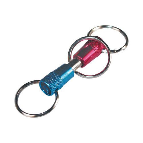 Key Chain Metal Blue/Pink Valet Blue/Pink