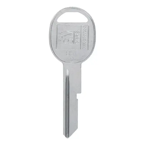 Key Blank Automotive Single For GM Silver