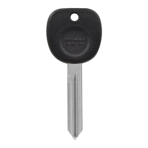 Key Blank Automotive B106PH Double For GM Black/Silver