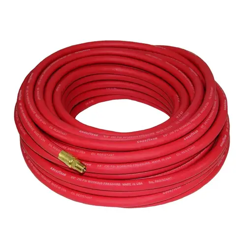 Air Hose Goodyear 50 ft. L X 3/8" D EPDM Rubber 250 psi Red Red