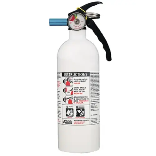 Kidde 466179MTL Fire Extinguisher 2.5 lb For Household US Coast Guard Agency Approval