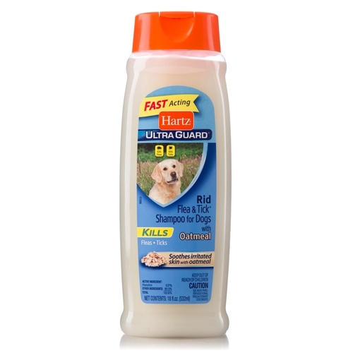 Flea and Tick Shampoo Ultra Guard Liquid Dog 18 oz
