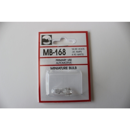 Black Point Products MB0168 Miniature Automotive Bulb Halogen License