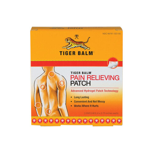 Tiger Balm 039278322002 Pain Relief Patch 5 pk