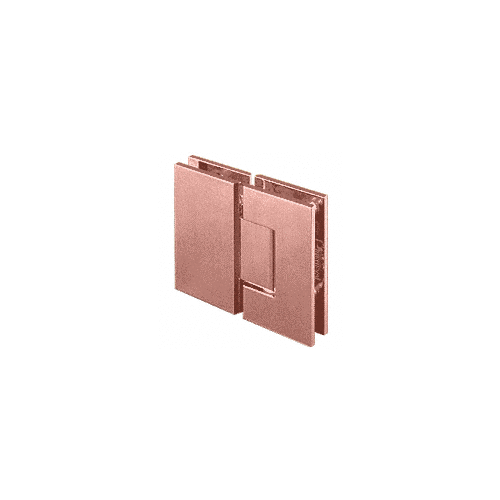 Polished Copper Geneva 180 Series 180 Degree Glass-to-Glass Standard Hinge